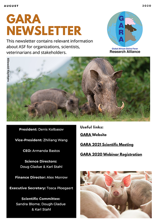 GARA Newsletter August 2020